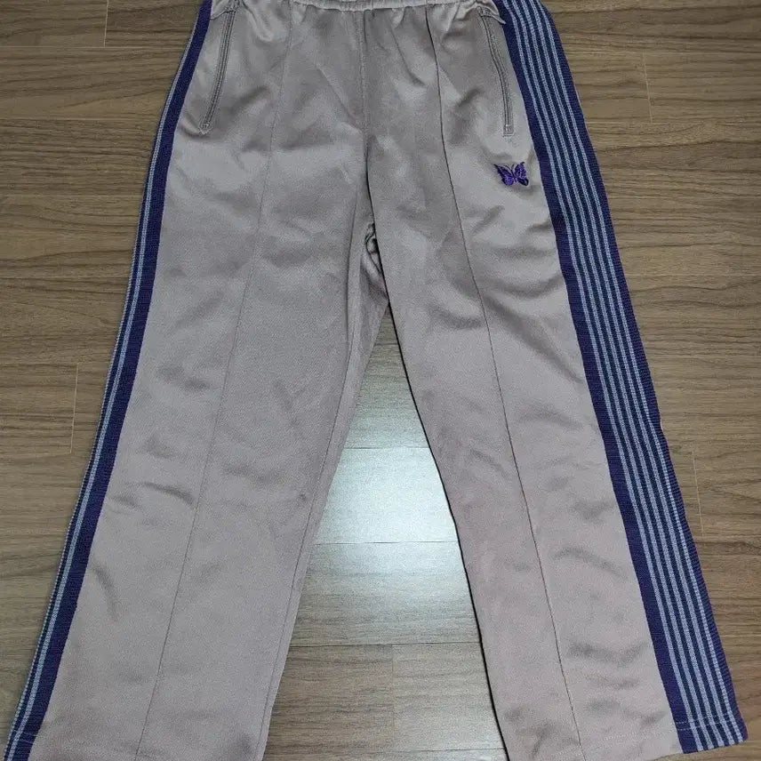 [BUNJANG] Needles Straight Track Pants Taupe/Purple S / 니들스 트랙팬츠 스트레이트 토프/퍼플 s