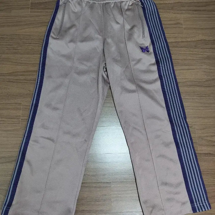 [BUNJANG] Needles Straight Track Pants Taupe/Purple S / 니들스 트랙팬츠 스트레이트 토프/퍼플 s