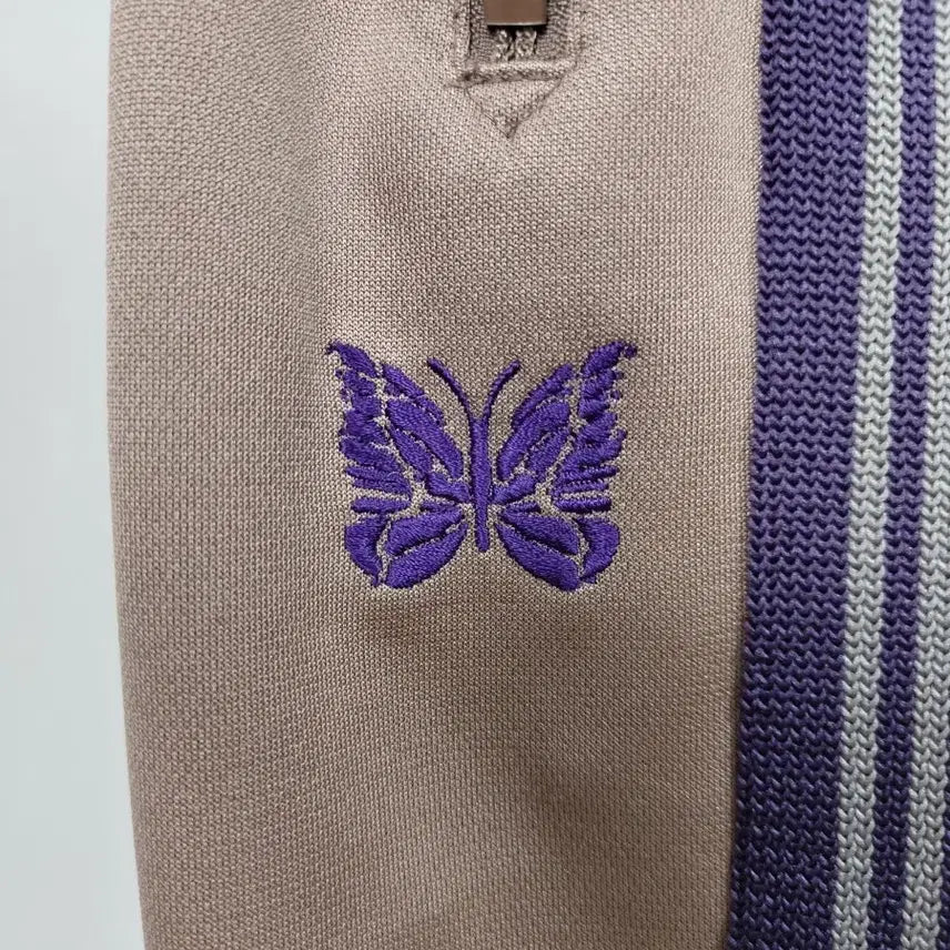 [BUNJANG] Needles Straight Track Pants Taupe/Purple S / 니들스 트랙팬츠 스트레이트 토프/퍼플 s