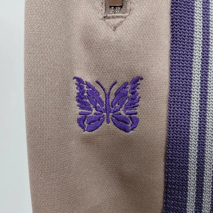 [BUNJANG] Needles Straight Track Pants Taupe/Purple S / 니들스 트랙팬츠 스트레이트 토프/퍼플 s
