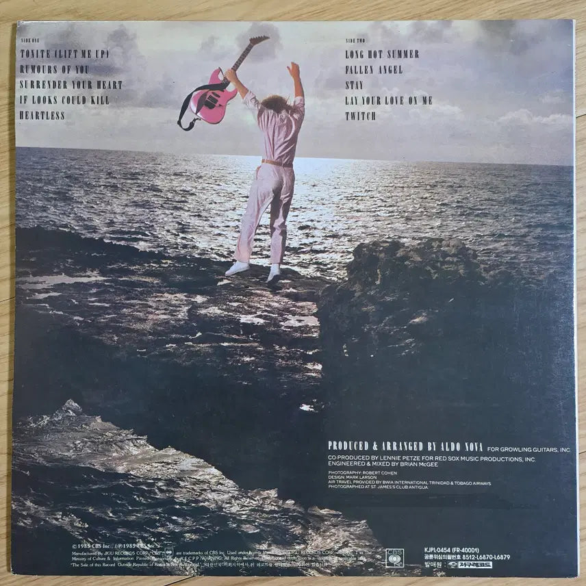 [BUNJANG] Aldo Nova Twitch LP Licensed Vinyl / Aldo Nova - Twitch LP 라이센스 음반
