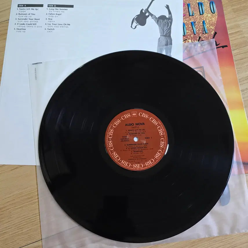 [BUNJANG] Aldo Nova Twitch LP Licensed Vinyl / Aldo Nova - Twitch LP 라이센스 음반