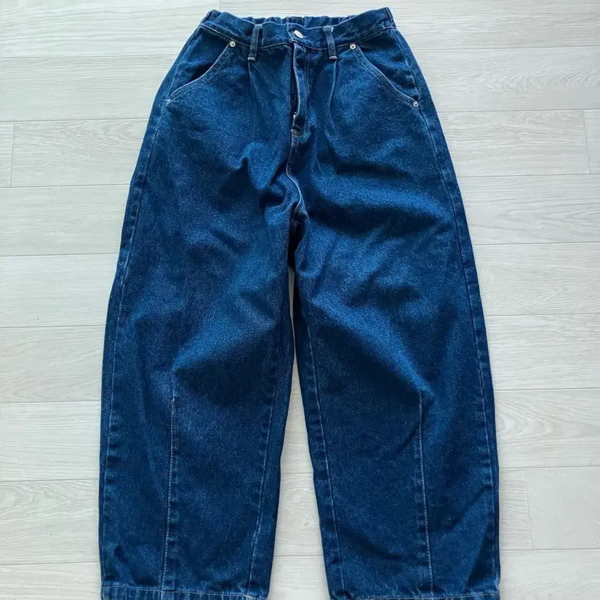 [SOLD OUT] 바이주베리 여자 와이드 청바지