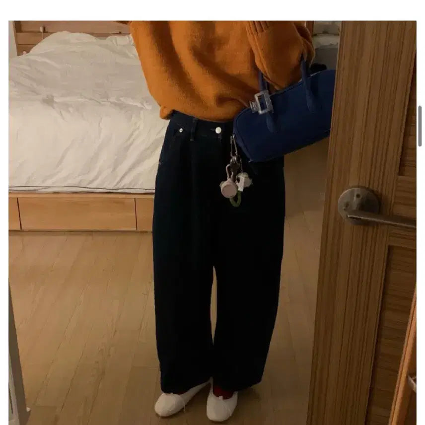 [SOLD OUT] 바이주베리 여자 와이드 청바지
