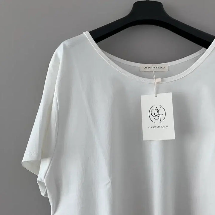 [SOLD OUT] 바이정화 유넥 반팔티 화이트