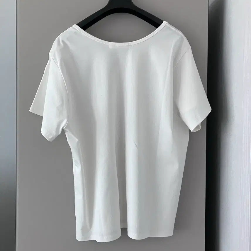 [SOLD OUT] 바이정화 유넥 반팔티 화이트