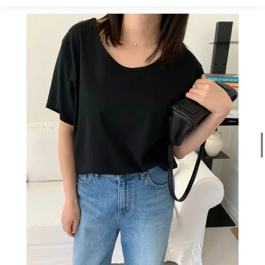 [SOLD OUT] 바이정화 유넥 반팔티 화이트