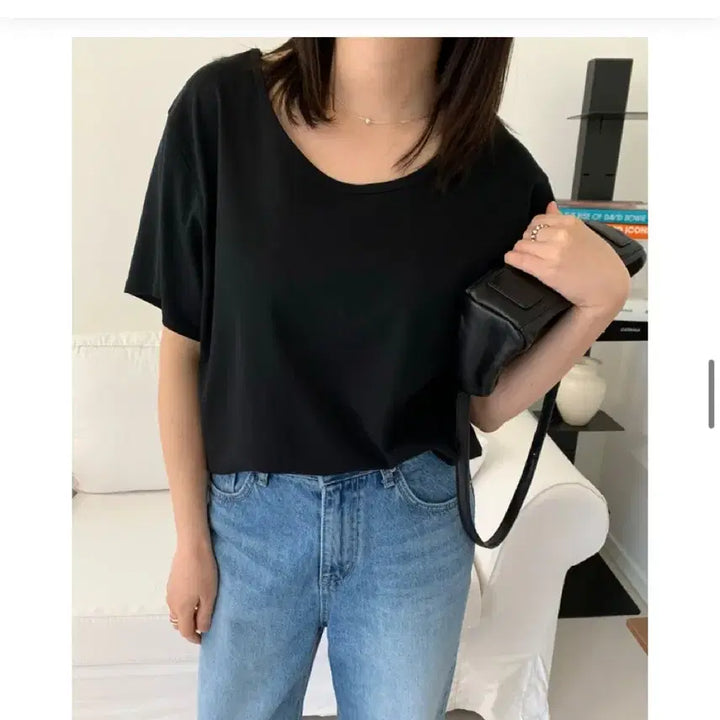 [SOLD OUT] 바이정화 유넥 반팔티 화이트