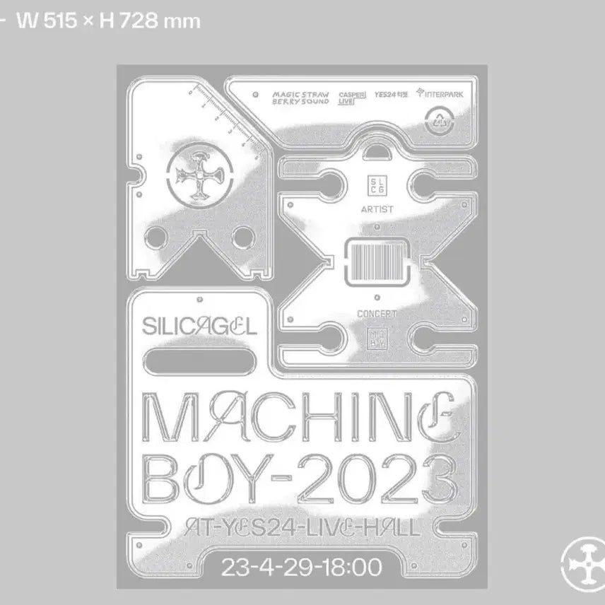 [BUNJANG] Silica Gel Machine Boy Signed Poster / 2023 실리카겔 단독공연 [Machine Boy] 친필 싸인 포스터