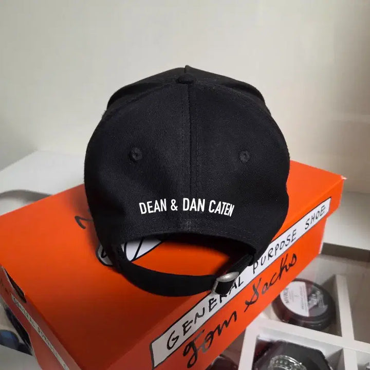 [BUNJANG] Dsquared2 ICON Logo Printed Black Ball Cap / 디스퀘어드 ICON 로고 프린티드 블랙 볼캡