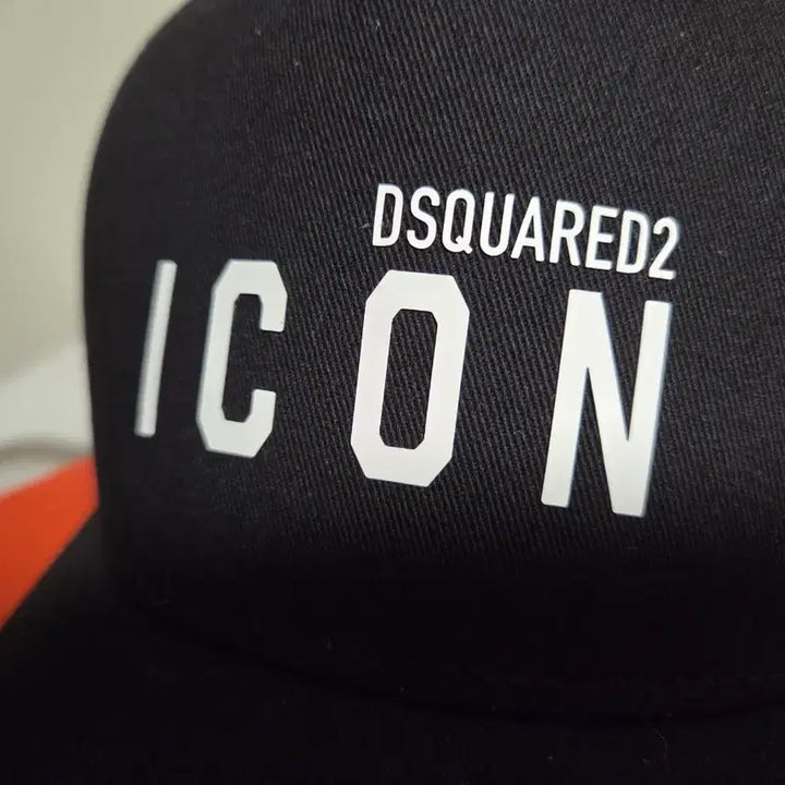 [BUNJANG] Dsquared2 ICON Logo Printed Black Ball Cap / 디스퀘어드 ICON 로고 프린티드 블랙 볼캡