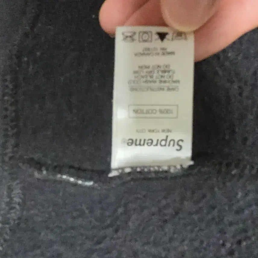 [BUNJANG] Supreme Tape Logo Hoodie L / 슈프림 테잎로고 후드집업 L사이즈
