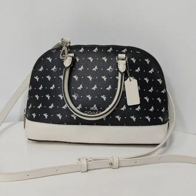 [BUNJANG] Coach Butterfly Mini Dome Crossbody Bag / 코치 블랙 나비 미니 돔 가방