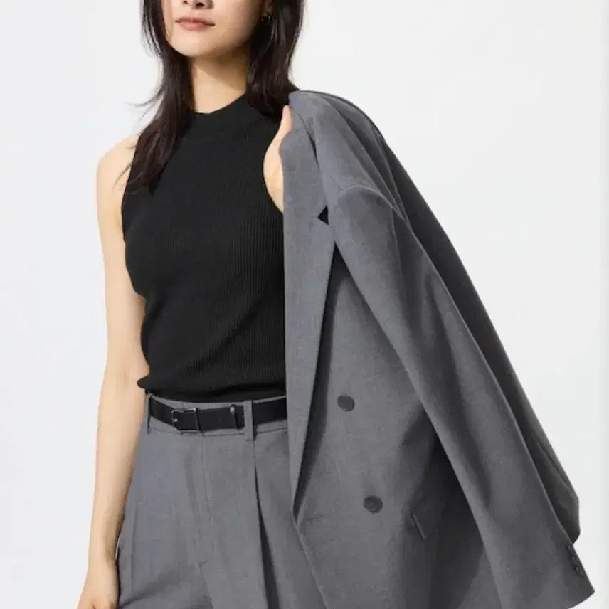 [BUNJANG] Uniqlo Washable Black Bra Top / 유니클로 워셔블 블랙 브라탑(새제품)