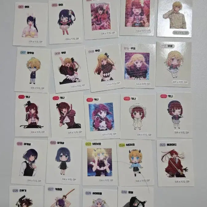 [BUNJANG] Oshi no Ko Stickers Bundle Set / 최애의아이 띠부씰 일괄