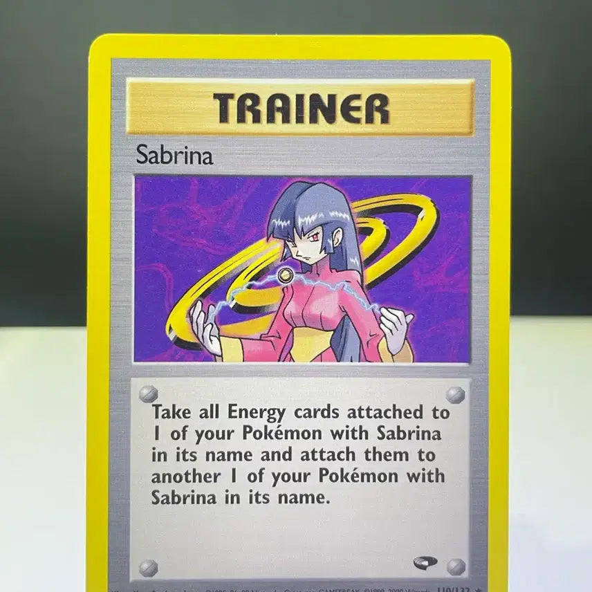 [BUNJANG] Pokemon Trainer Sabrina Card / [북미판] 포켓몬 카드 트레이너 초련