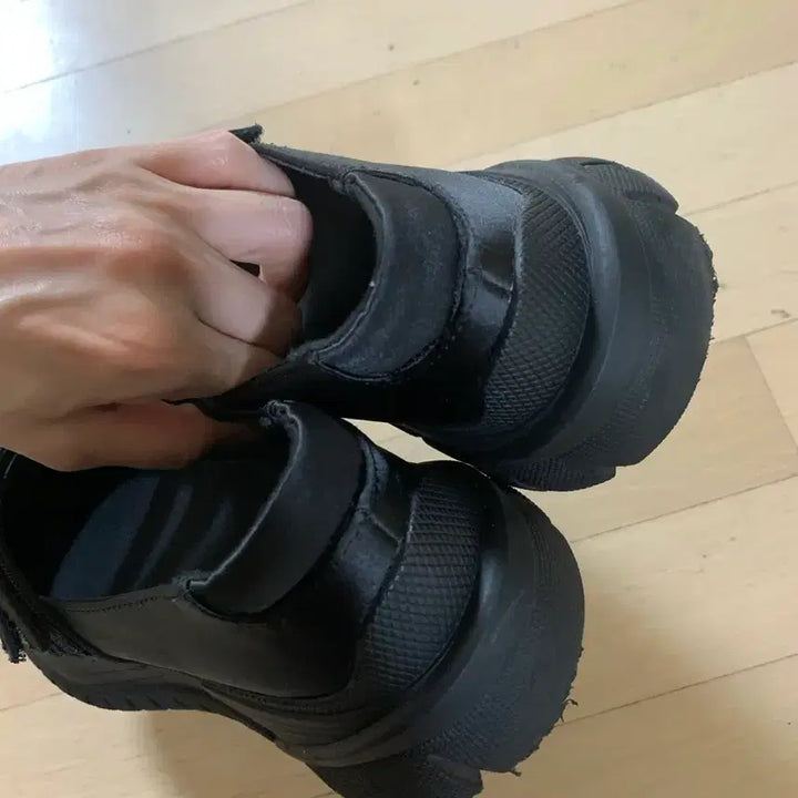 [BUNJANG] ZARA Black Ribbon Mary Jane Platform Shoes / 자라 블랙 리본 메리제인 플랫폼 슈즈