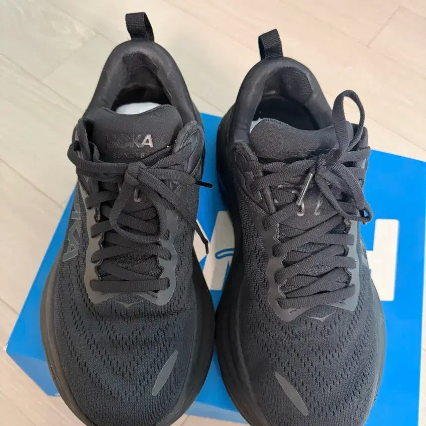 [BUNJANG] Hoka Bondi 8 Wide Black Running Shoes / 호카 본디8 와이드 블랙 245mm