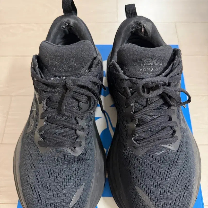 [BUNJANG] Hoka Bondi 8 Wide Black Running Shoes / 호카 본디8 와이드 블랙 245mm