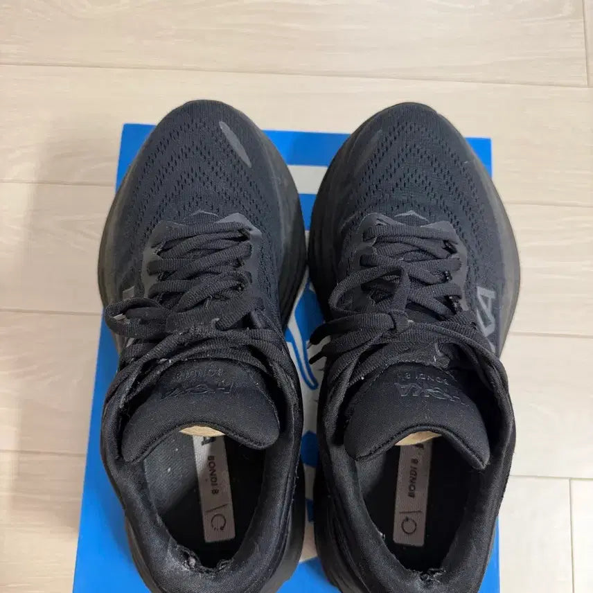 [BUNJANG] Hoka Bondi 8 Wide Black Running Shoes / 호카 본디8 와이드 블랙 245mm