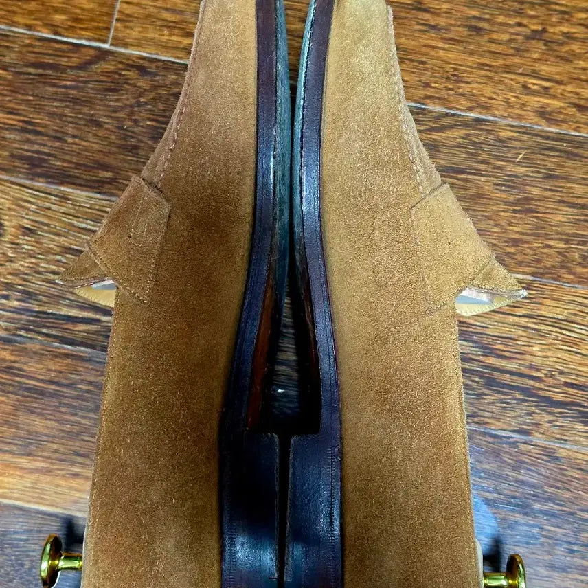 [BUNJANG] John Lobb Lopez Tobacco Suede Loafers / 존롭 로페즈 토바코 스웨이드 UK 7e