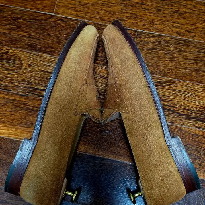 [BUNJANG] John Lobb Lopez Tobacco Suede Loafers / 존롭 로페즈 토바코 스웨이드 UK 7e