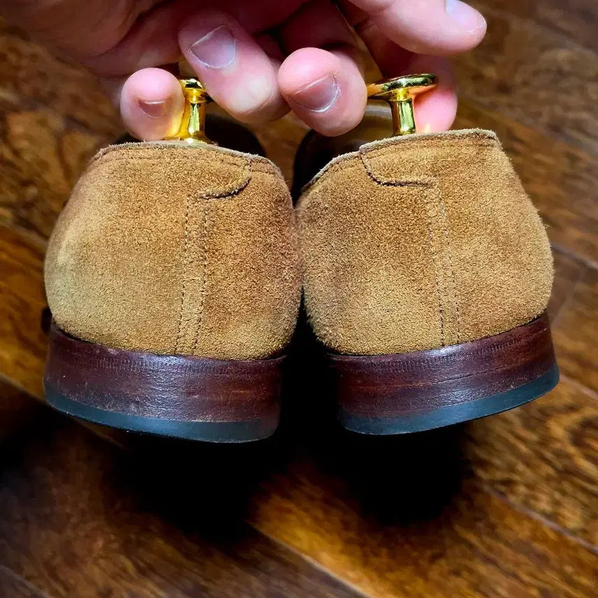 [BUNJANG] John Lobb Lopez Tobacco Suede Loafers / 존롭 로페즈 토바코 스웨이드 UK 7e