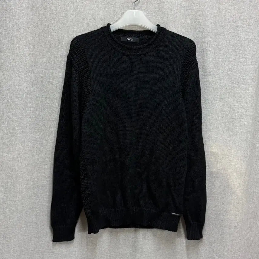 [SOLD OUT] [XL] GV2 jeans 남성 블랙 라운드 긴팔 니트