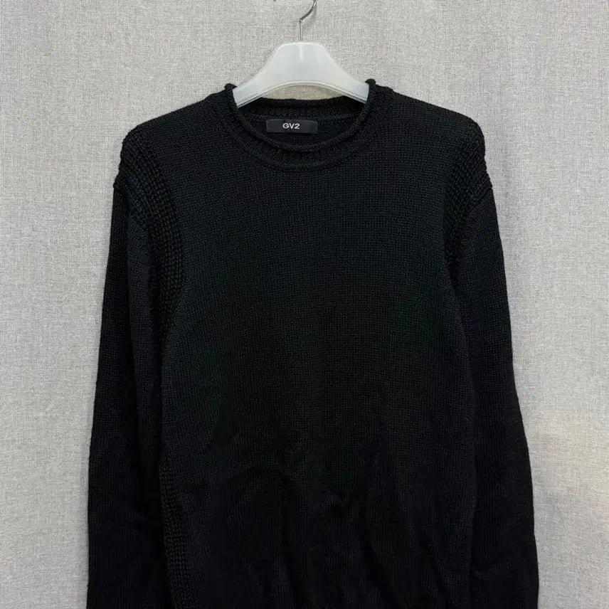 [SOLD OUT] [XL] GV2 jeans 남성 블랙 라운드 긴팔 니트