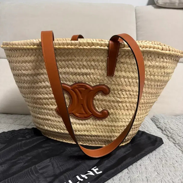 [SOLD OUT] 셀린느 트리오페 라피아백 라탄백 미디움