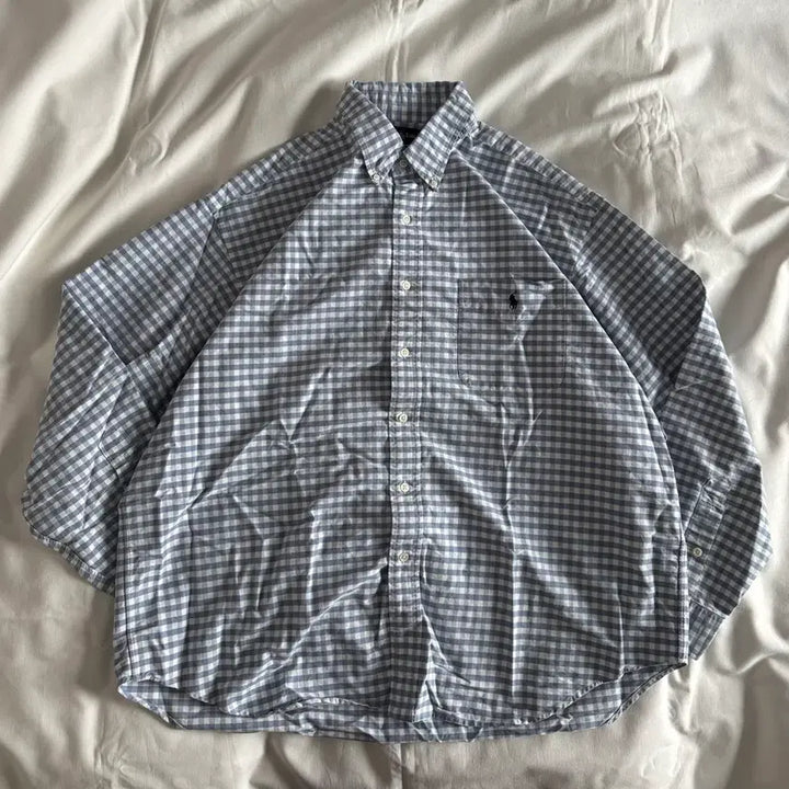 [BUNJANG] Polo Ralph Lauren Gingham Check Big Shirt XL / [XL] 폴로 랄프로렌 빅셔츠 깅엄체크 셔츠
