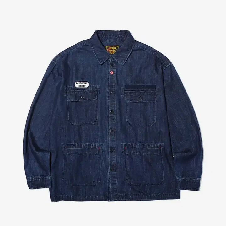 [BUNJANG] Ogaff Denim Shirt Jacket / 오가프 데님 셔츠 자켓 셔켓