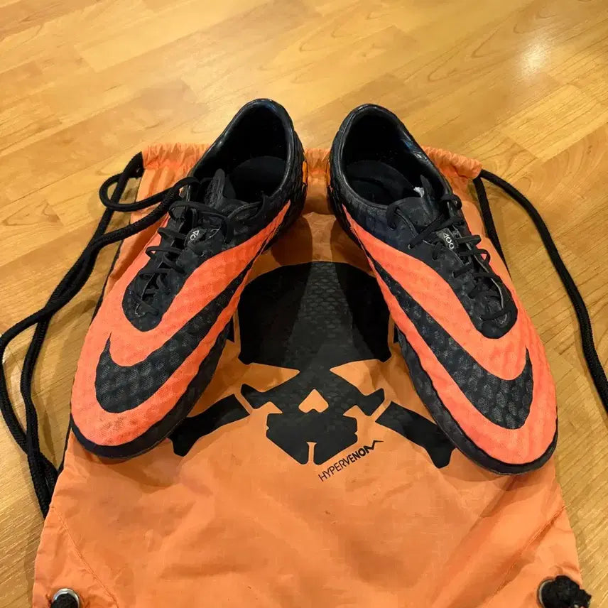 [BUNJANG] Nike Hypervenom Phantom 1 FG OG Soccer Cleats / 나이키 하이퍼베놈 팬텀1 HG OG 브라이트 시트러스 285