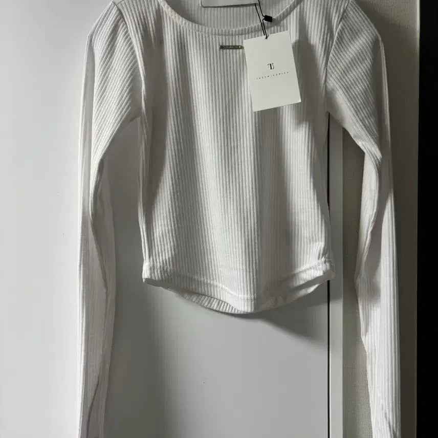 [BUNJANG] Trimming Bird Boat Neck Long Sleeve T-shirt / (새상품) 트리밍버드 보트넥 롱슬리브 티셔츠