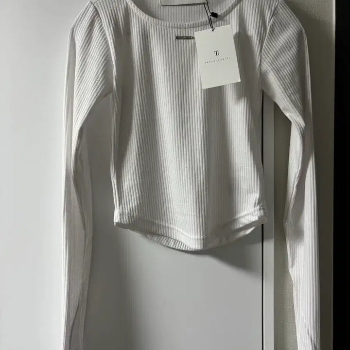 [BUNJANG] Trimming Bird Boat Neck Long Sleeve T-shirt / (새상품) 트리밍버드 보트넥 롱슬리브 티셔츠