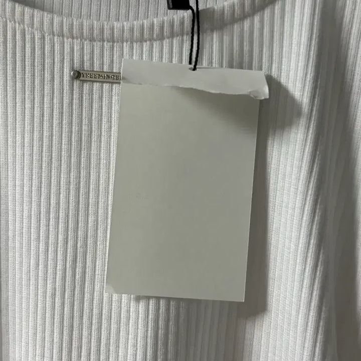 [BUNJANG] Trimming Bird Boat Neck Long Sleeve T-shirt / (새상품) 트리밍버드 보트넥 롱슬리브 티셔츠