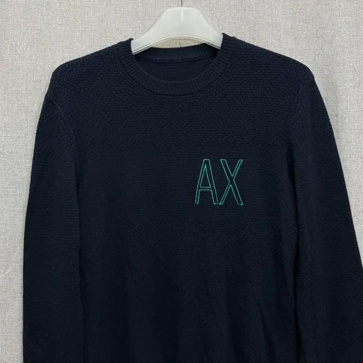 [SOLD OUT] [매장판/100] 아르마니 익스체인지 A|X 로고 와플 니트