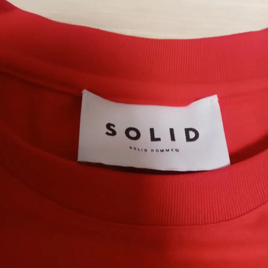 [SOLD OUT] 솔리드옴므 긴팔 순면 티 solidhomme