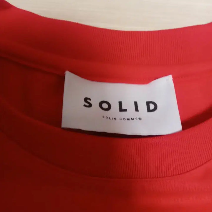 [SOLD OUT] 솔리드옴므 긴팔 순면 티 solidhomme