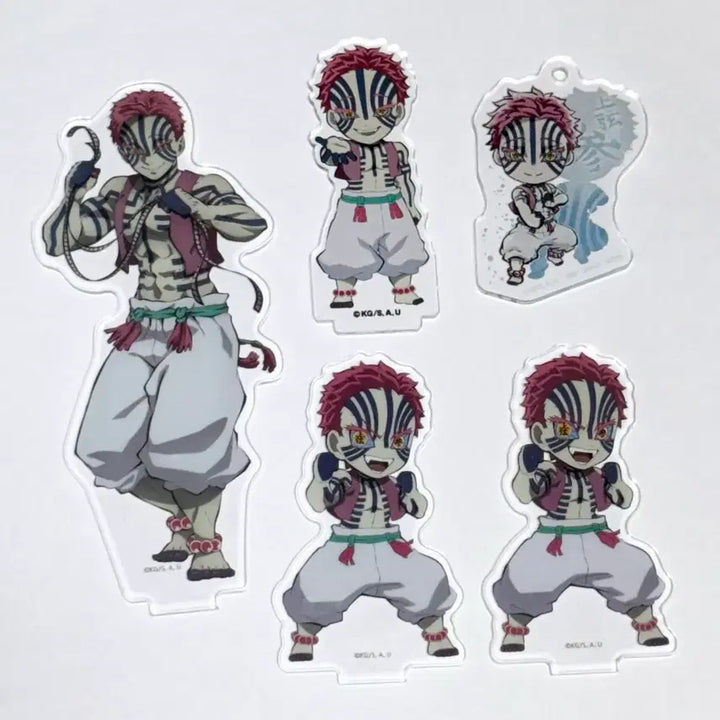 [BUNJANG] Demon Slayer Akaza Acrylic Stand Bundle Set / 귀멸의 칼날 아카자 아크릴 스탠드 일괄