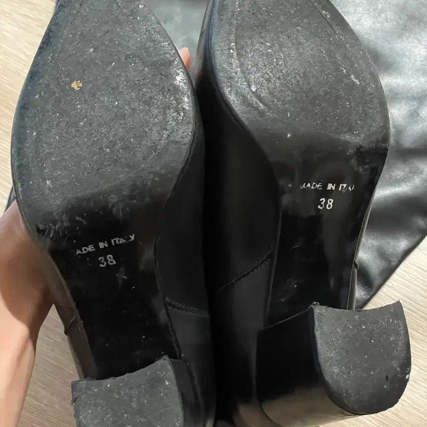 [BUNJANG] Leather Knee High Boots (Size 38) / 소가죽 니하이 부츠 38사이즈