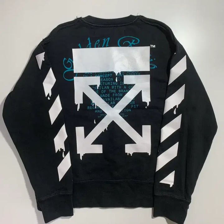 [SOLD OUT] 오프화이트 블랙 애로우 맨투맨