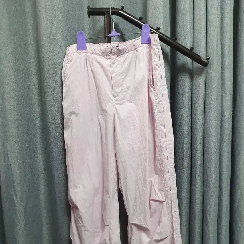 [BUNJANG] M-Line Pink Draping Pants / M자라 핑크 드레이핑 팬츠
