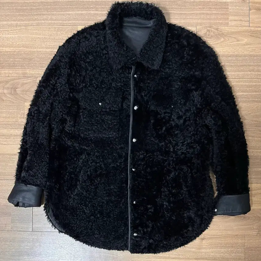 [BUNJANG] IRO Paris Lambskin Leather Shearling Jacket / 이로 IRO 파리 양가죽 무스탕 자켓 M