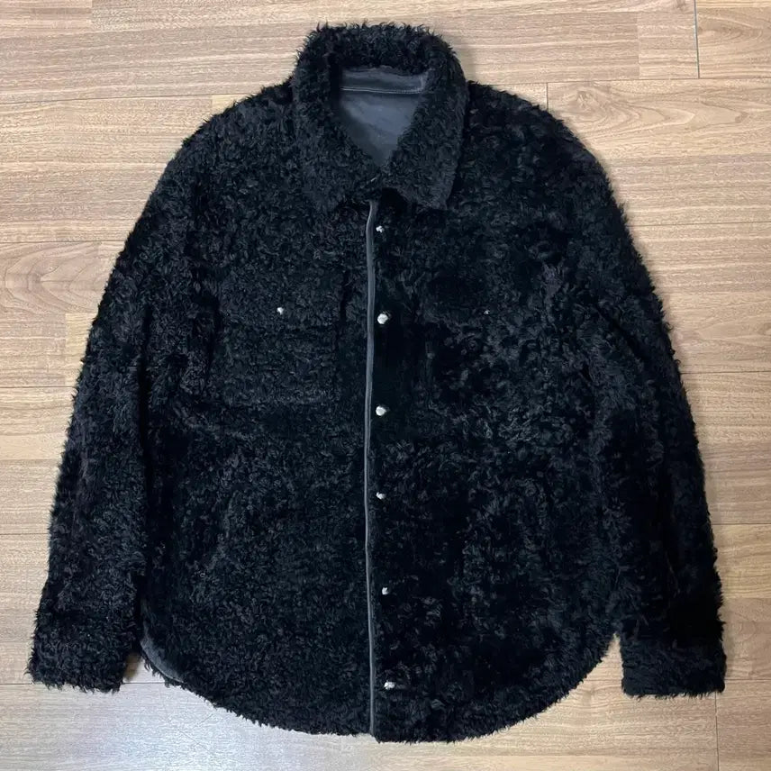 [BUNJANG] IRO Paris Lambskin Leather Shearling Jacket / 이로 IRO 파리 양가죽 무스탕 자켓 M