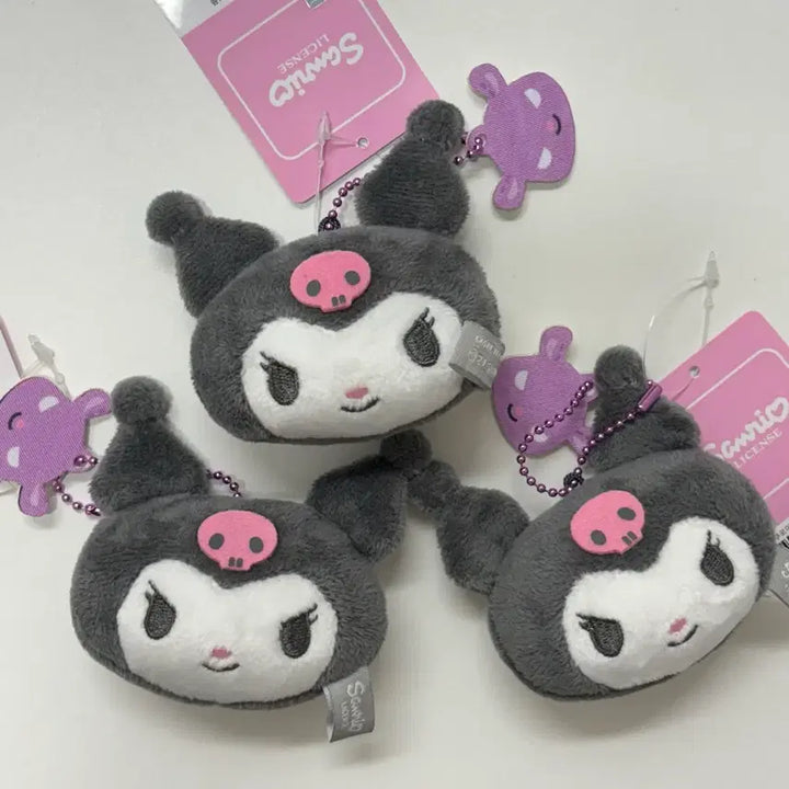 [BUNJANG] Sanrio Kuromi Face Kkanbu Keychain Bundle Set / 쿠로미 얼굴 깐부 키링 정품 (새상품) 일괄 할인