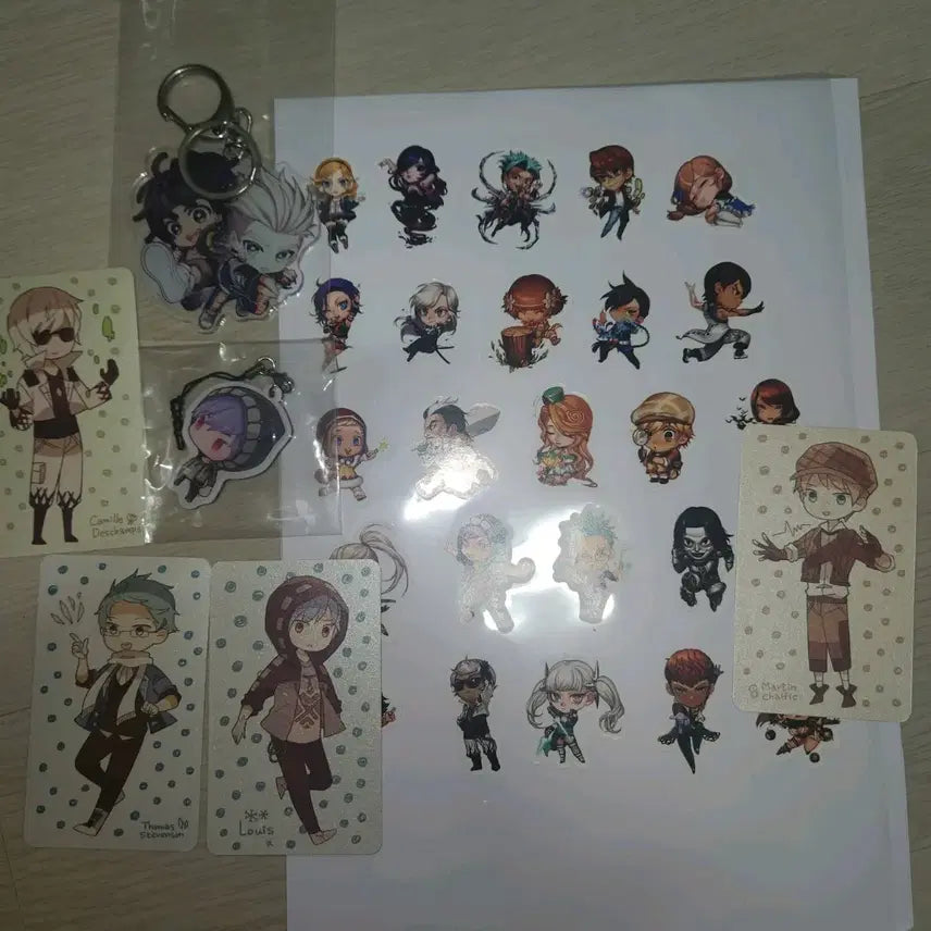 [BUNJANG] Cyphers Official Stickers and Unofficial Goods Bundle / 사이퍼즈 사퍼 공식 스티커 비공굿