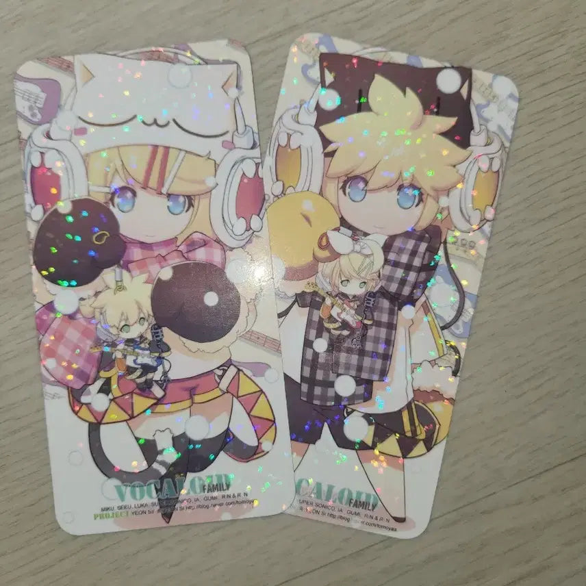 [BUNJANG] Vocaloid Rin Len Card Text / 비공굿 린렌 카드텍