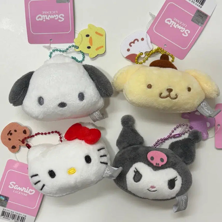 [BUNJANG] Sanrio Pochacco &amp; Friends Face Keyring Bundle Set / 포차코 얼굴 깐부 키링 정품 (새상품) 일괄 할인