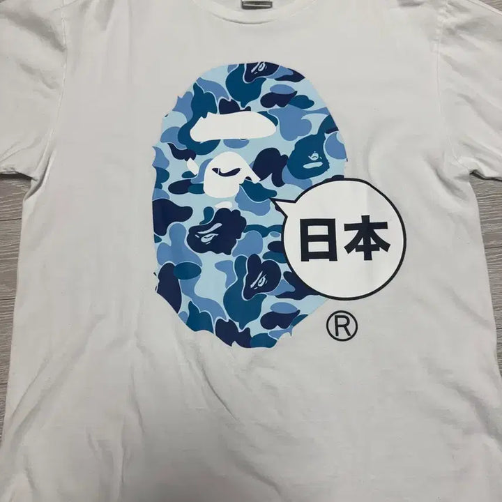 [BUNJANG] Bape Big Ape Head T-Shirt White XL / Bape 재팬 빅 에이프 헤드 티셔츠 화이트 XL